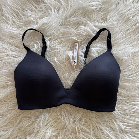 Skims Wireless Form T-shirt Bra Onyx Size 34DD - Picture 2 of 7